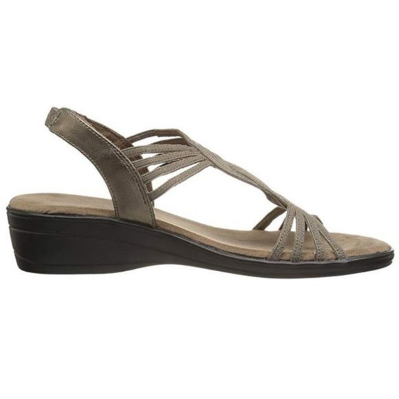 Easy Street Women's Natara Sandals, Pewter - Picture 3 of 5